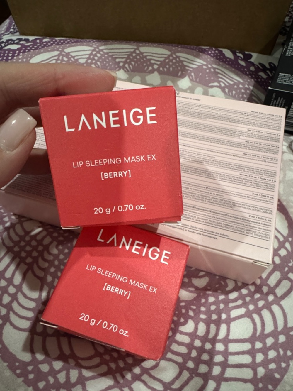 LANEIGE Lip Sleeping Mask EX - Berry Red